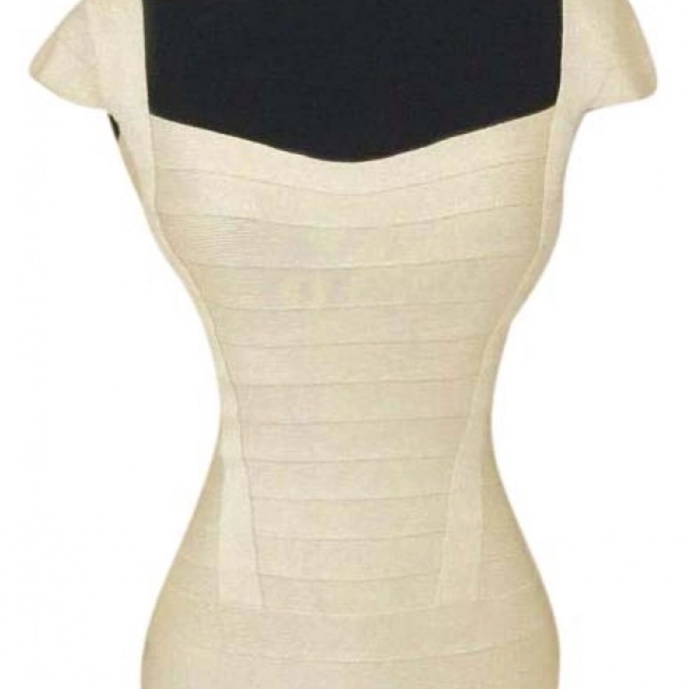 Herve Leger Cream Shapewear Intimates